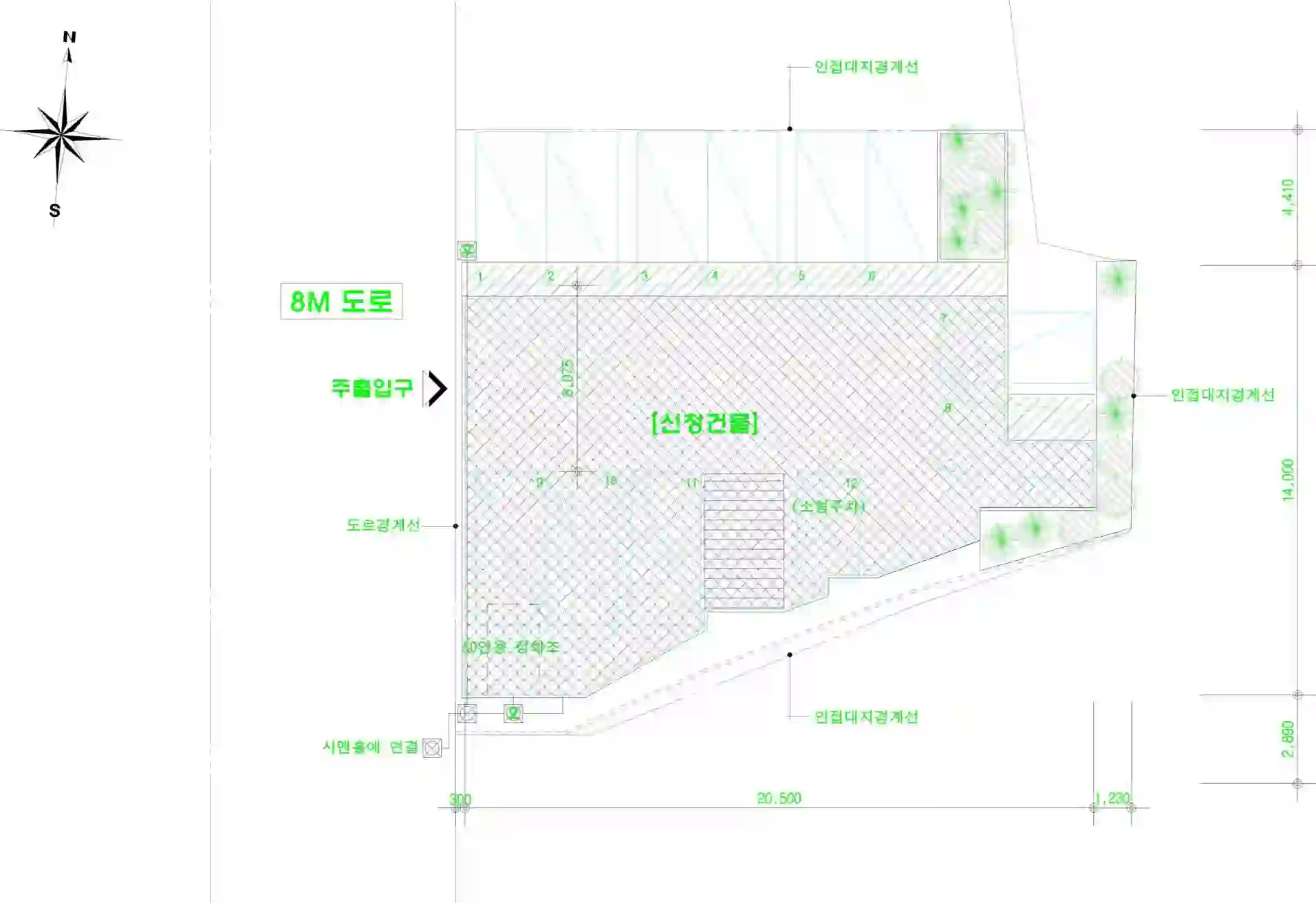 비산동 306-30 배치도 이미지